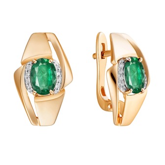 Серьги 2021976 Золото