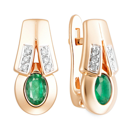 Серьги 2021634 Золото