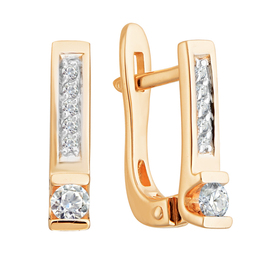 Серьги 1021763 Золото