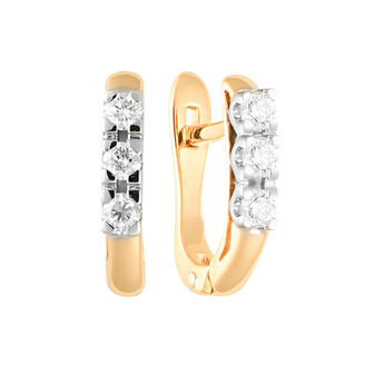 Серьги 1021186 Золото