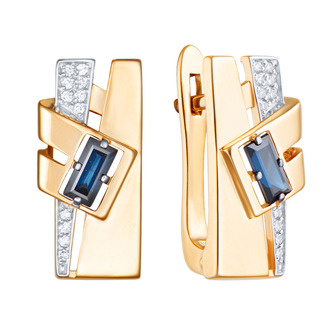 Серьги 3022003 Золото