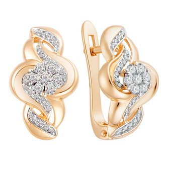 Серьги 1021692 Золото