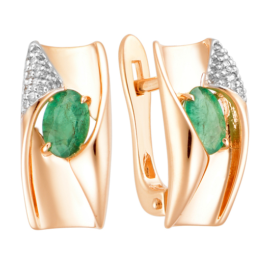 Серьги 2021596 Золото