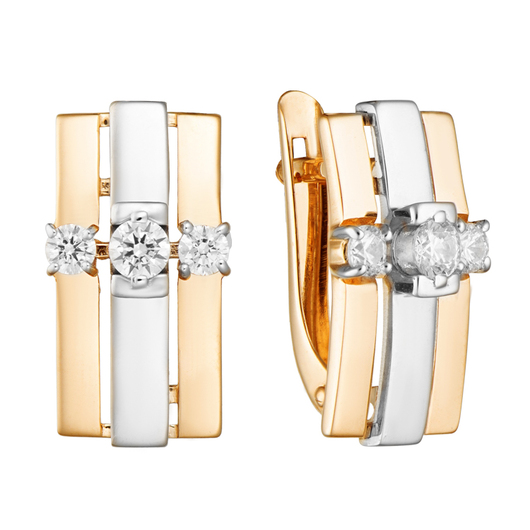 Серьги кл3789а-62 Золото