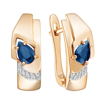 Серьги 3021895 Золото