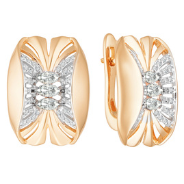 Серьги 1021749 Золото