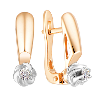 Серьги 1021683 Золото