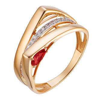 Кольцо кл3644-2 Золото