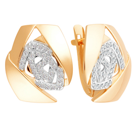 Серьги кл2697а Золото