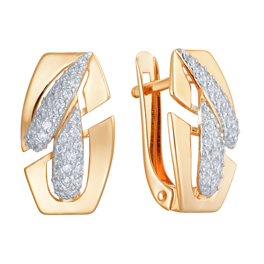 Серьги кл3903а-01 Золото