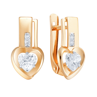 Серьги кл3893а-01 Золото