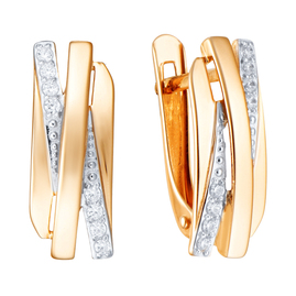 Серьги кл3934а-01 Золото