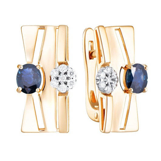 Серьги 3022110 Золото