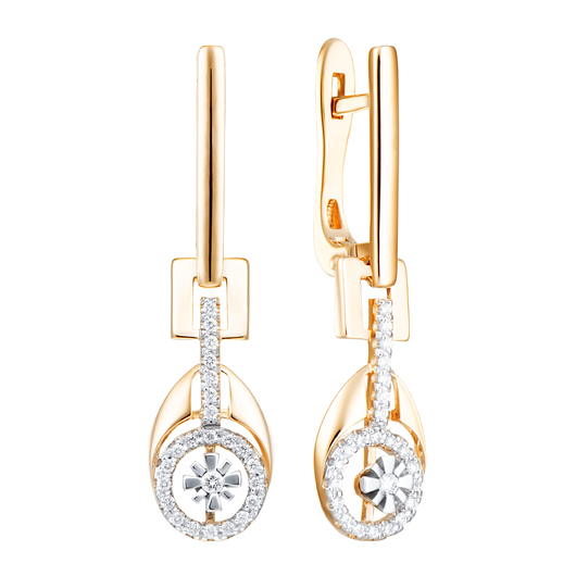 Серьги 1022101 Золото