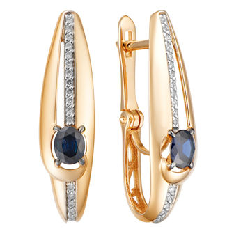 Серьги 3021881 Золото