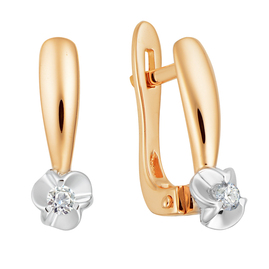 Серьги 1021771 Золото