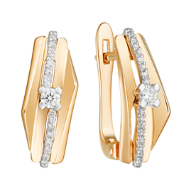 Серьги 1021920 Золото