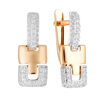 Серьги кл2259а Золото