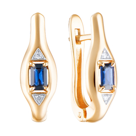 Серьги 3022058 Золото