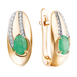 Серьги 2021884 Золото