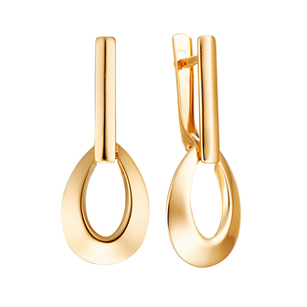 Серьги кл3581а Золото