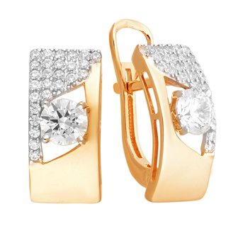 Серьги кл2465а-62 Золото