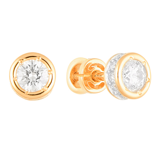 Серьги 1021397 Золото