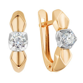 Серьги кл3257а-62 Золото