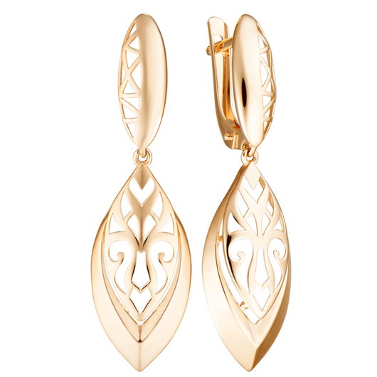 Серьги кл4006а-01 Золото