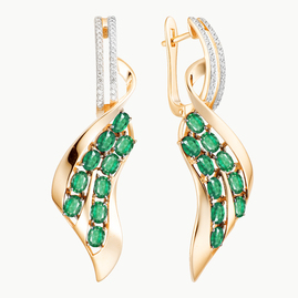 Серьги 2021918 Золото