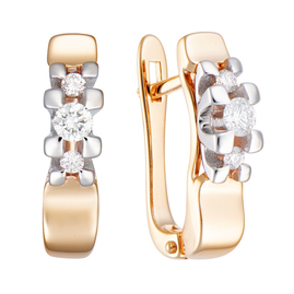 Серьги 1021896 Золото