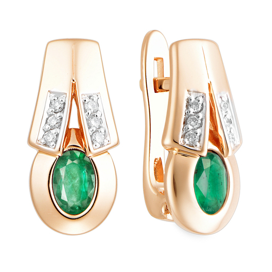 Серьги 2021634 Золото