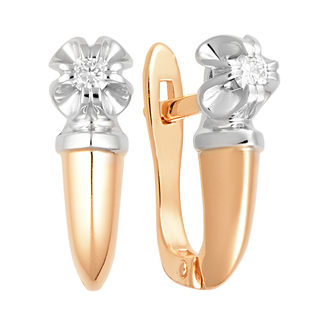 Серьги 1021468 Золото