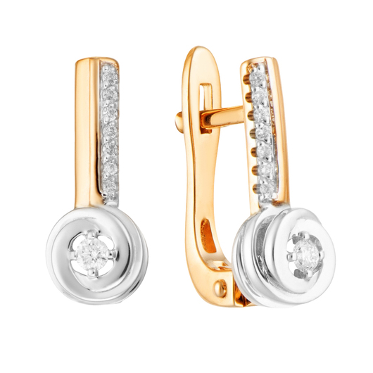 Серьги 1021960 Золото