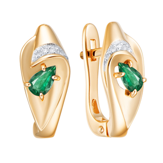 Серьги 2021989 Золото