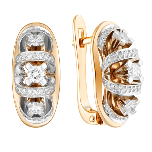 Серьги 1021934 Золото