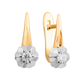 Серьги 1021130 Золото