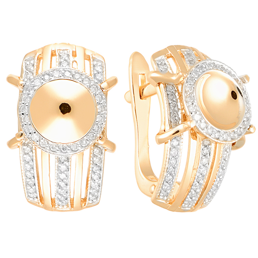 Серьги 1021322 Золото