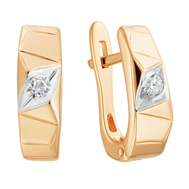 Серьги 1021768 Золото