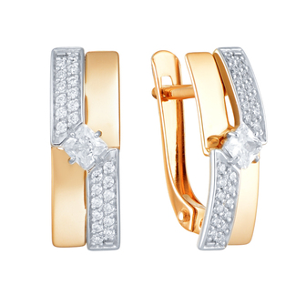 Серьги кл3895а Золото