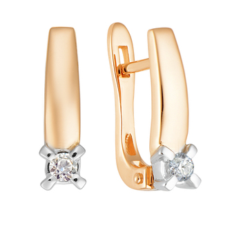 Серьги 1021710 Золото