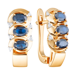 Серьги 3021977 Золото