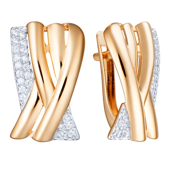 Серьги кл3881а Золото