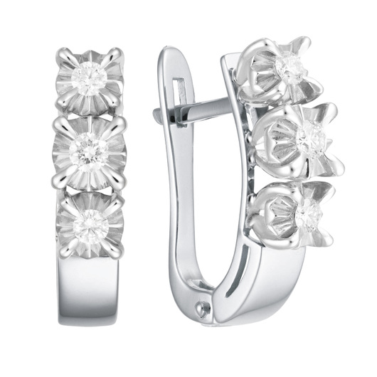 Серьги 1021965 Золото