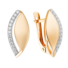 Серьги кл3877а-01 Золото