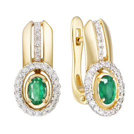 Серьги 2021878 Золото