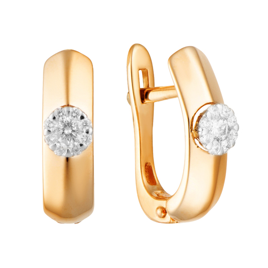 Серьги 1021971 Золото