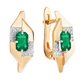 Серьги 2021922 Золото