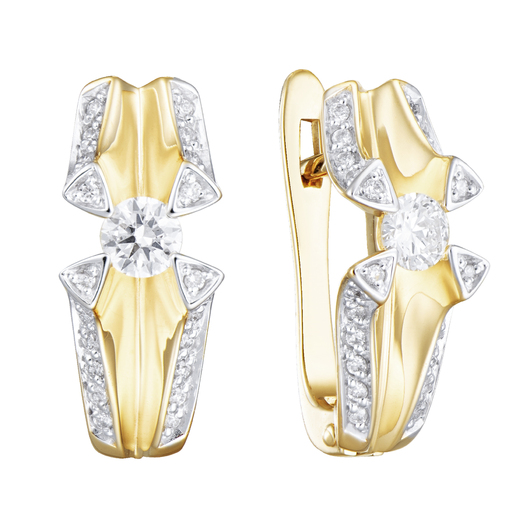 Серьги 1021723 Золото